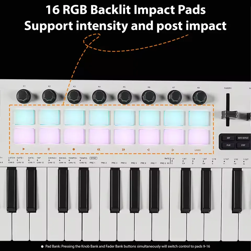 M-VAVE SMK-37 PRO Midi Клавиатура - Умные товары